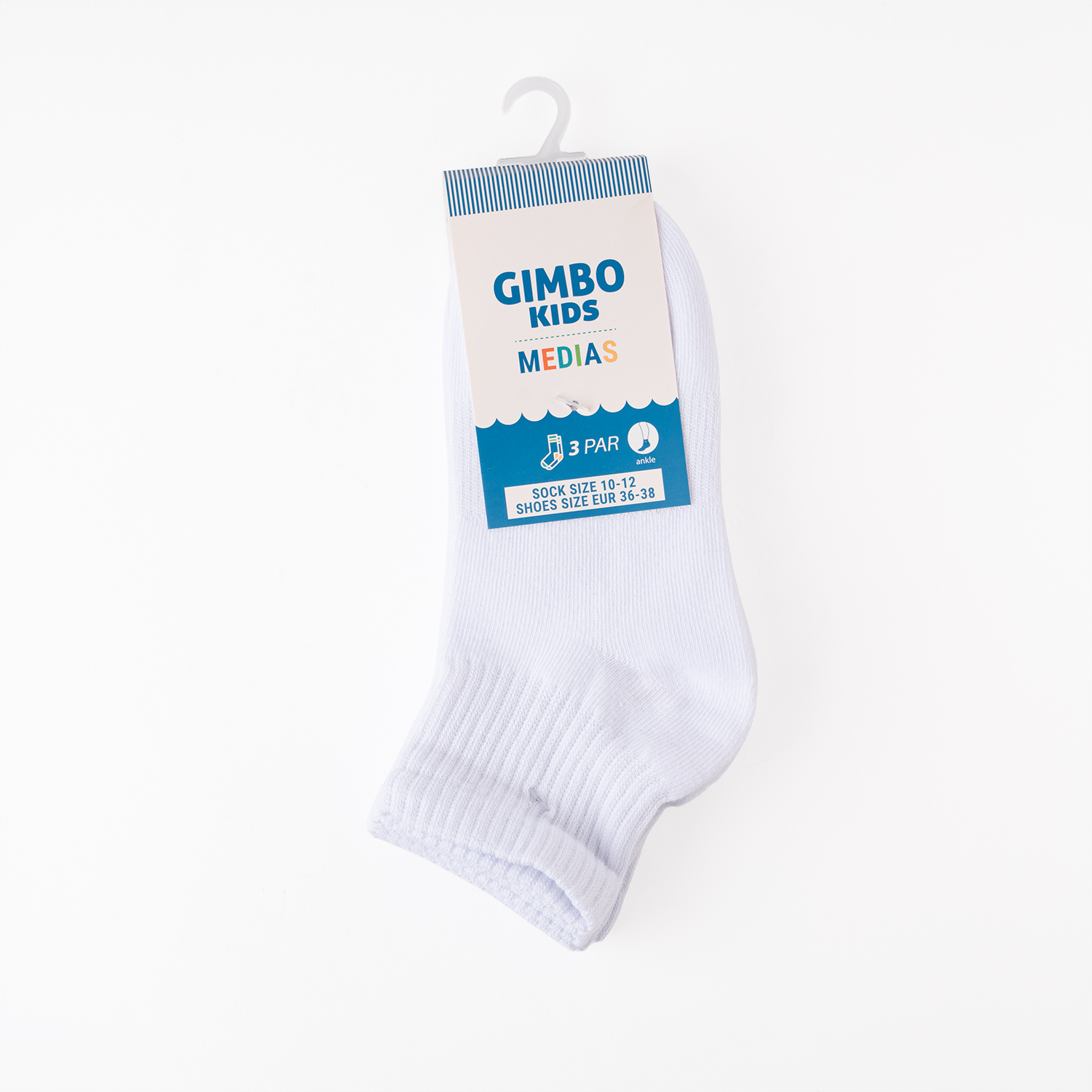 Medias Escolares Tripack-c Gimbo Kids 6-8