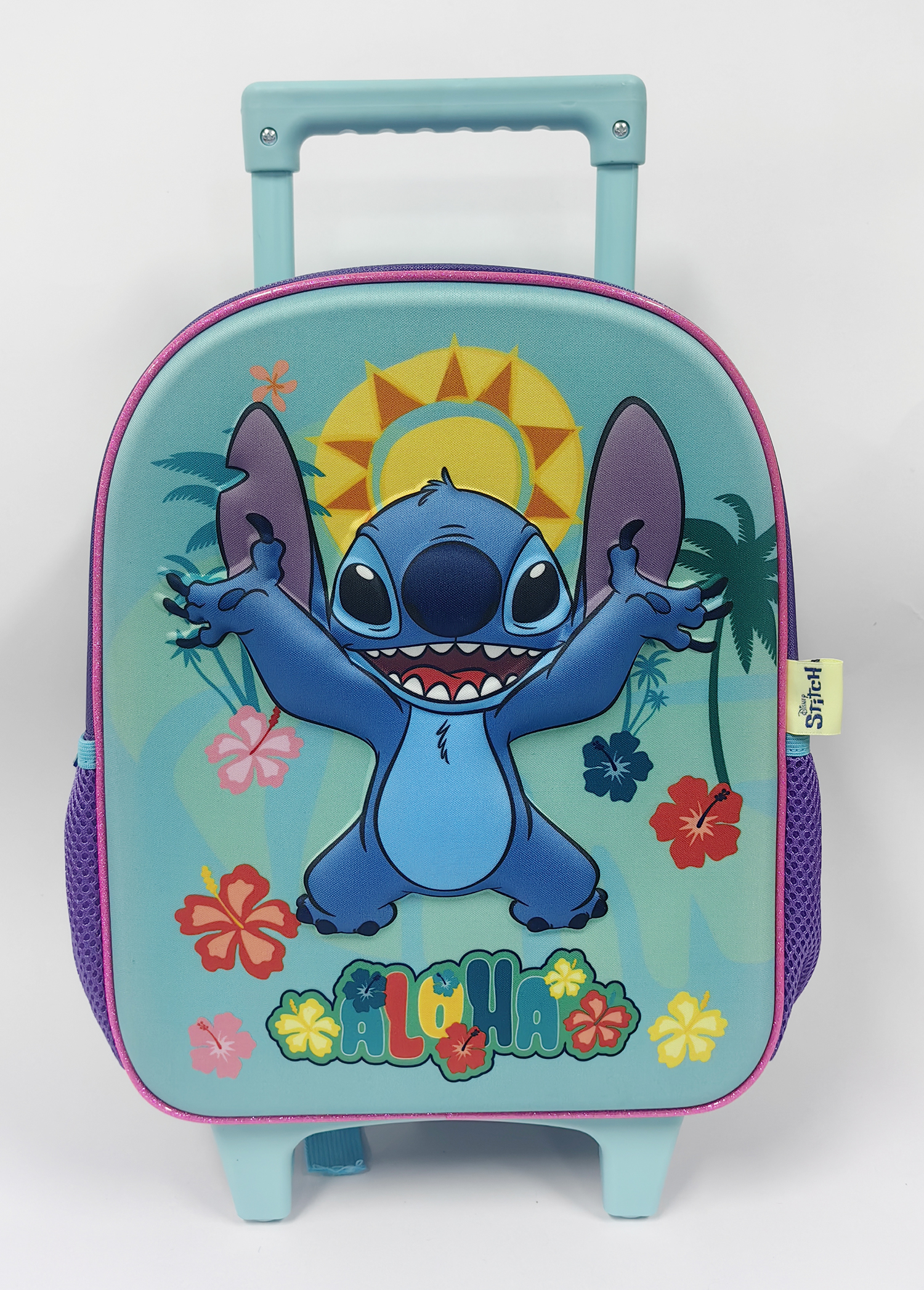 Mochila C/ruedas de Stich 13