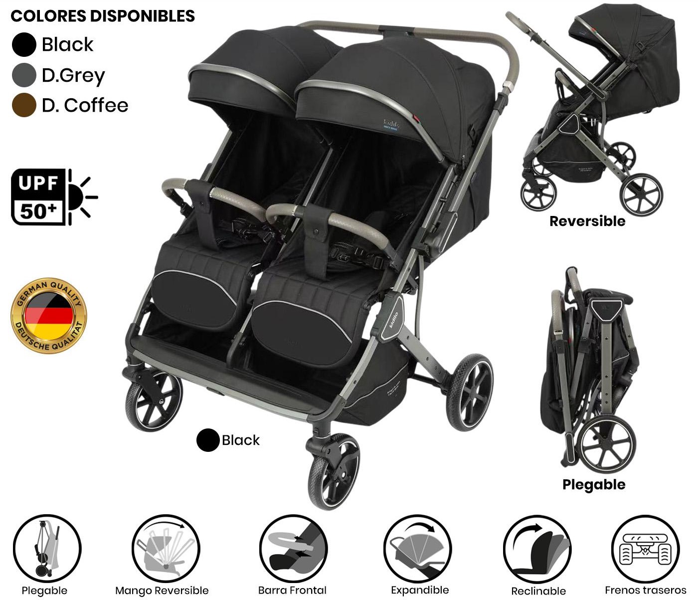 Coche para Bebe Doble