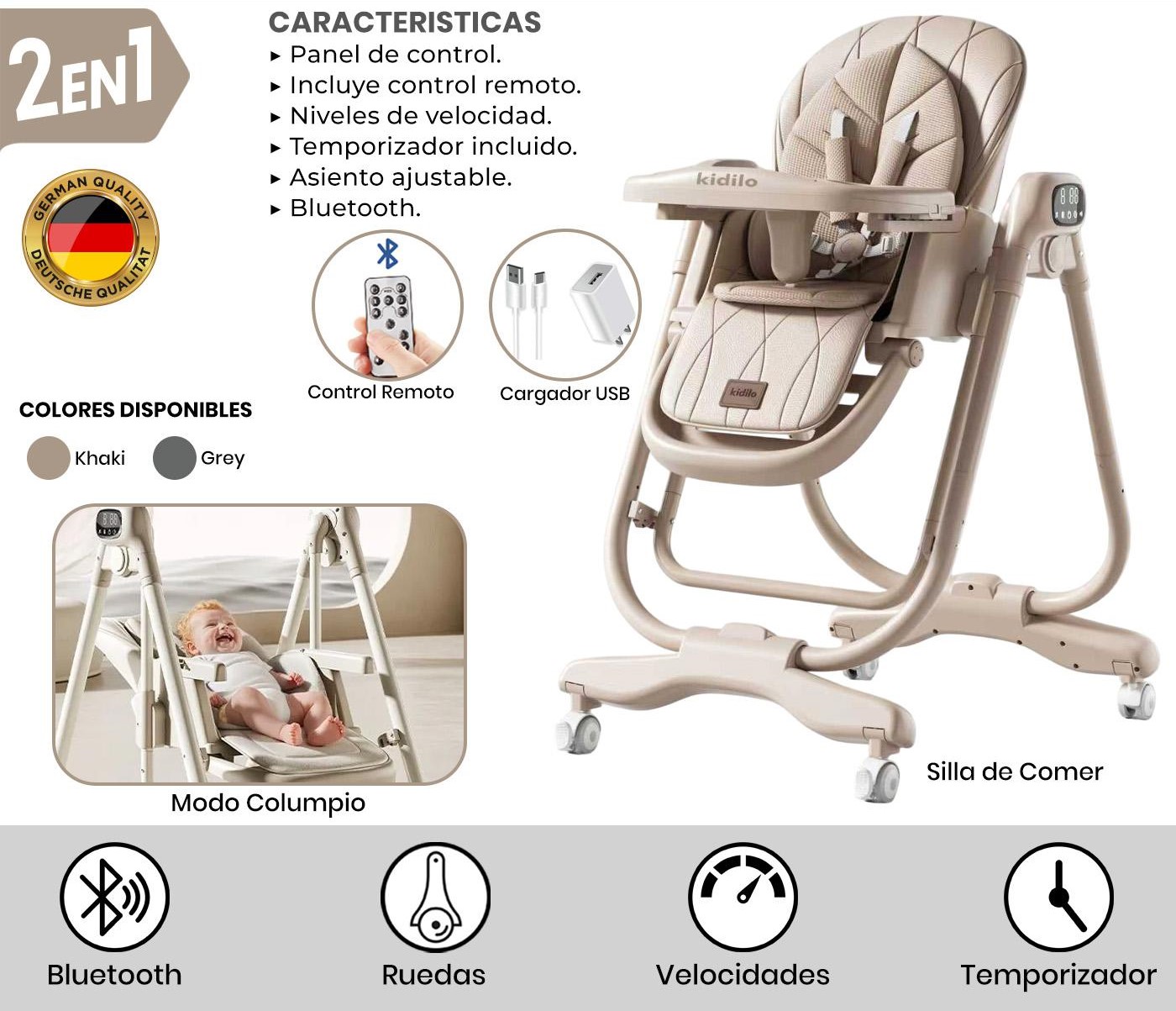 Silla de Comer 2 en 1