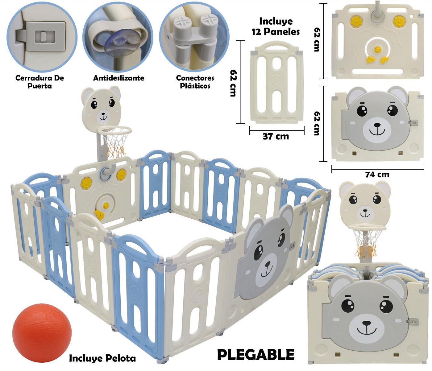 Corral de Juego Plegable