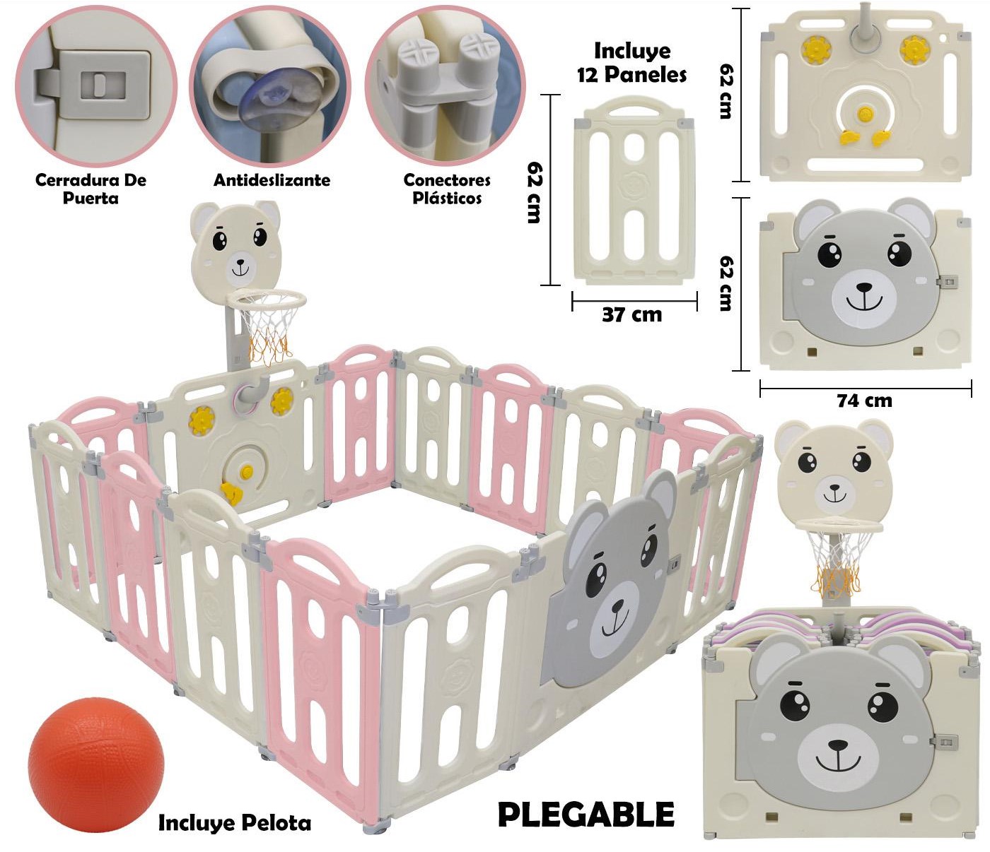 Corral de Juego Plegable
